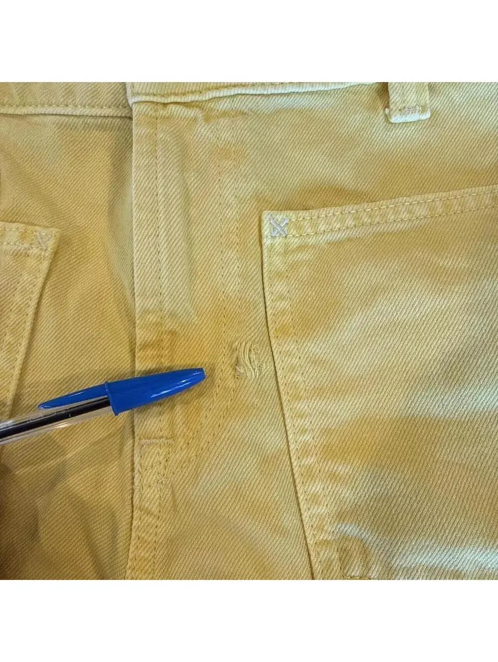Free People Women's Yellow Shorts